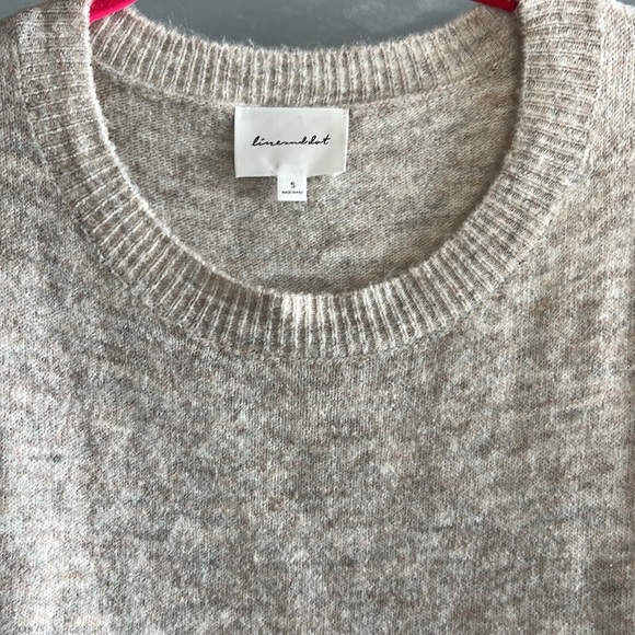 Line and Dot Oatmeal Midi Cali Sweater Dress Small - Picture 5 of 10